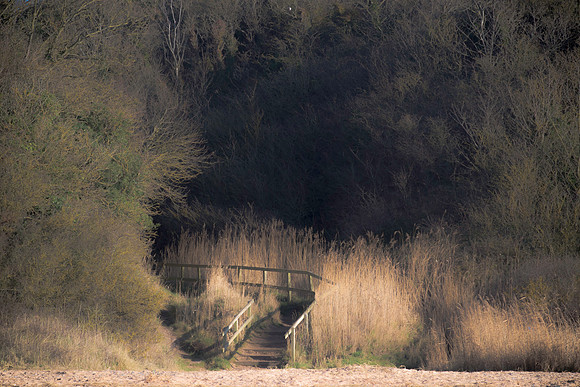 Steps on Thurstaston beach